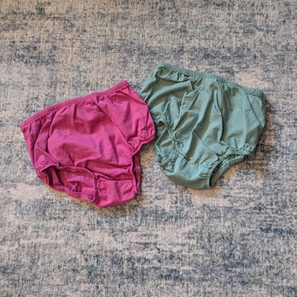 [SET OF 2] NWOT gauze dresses bow back with diaper covers - Picture 5 of 6